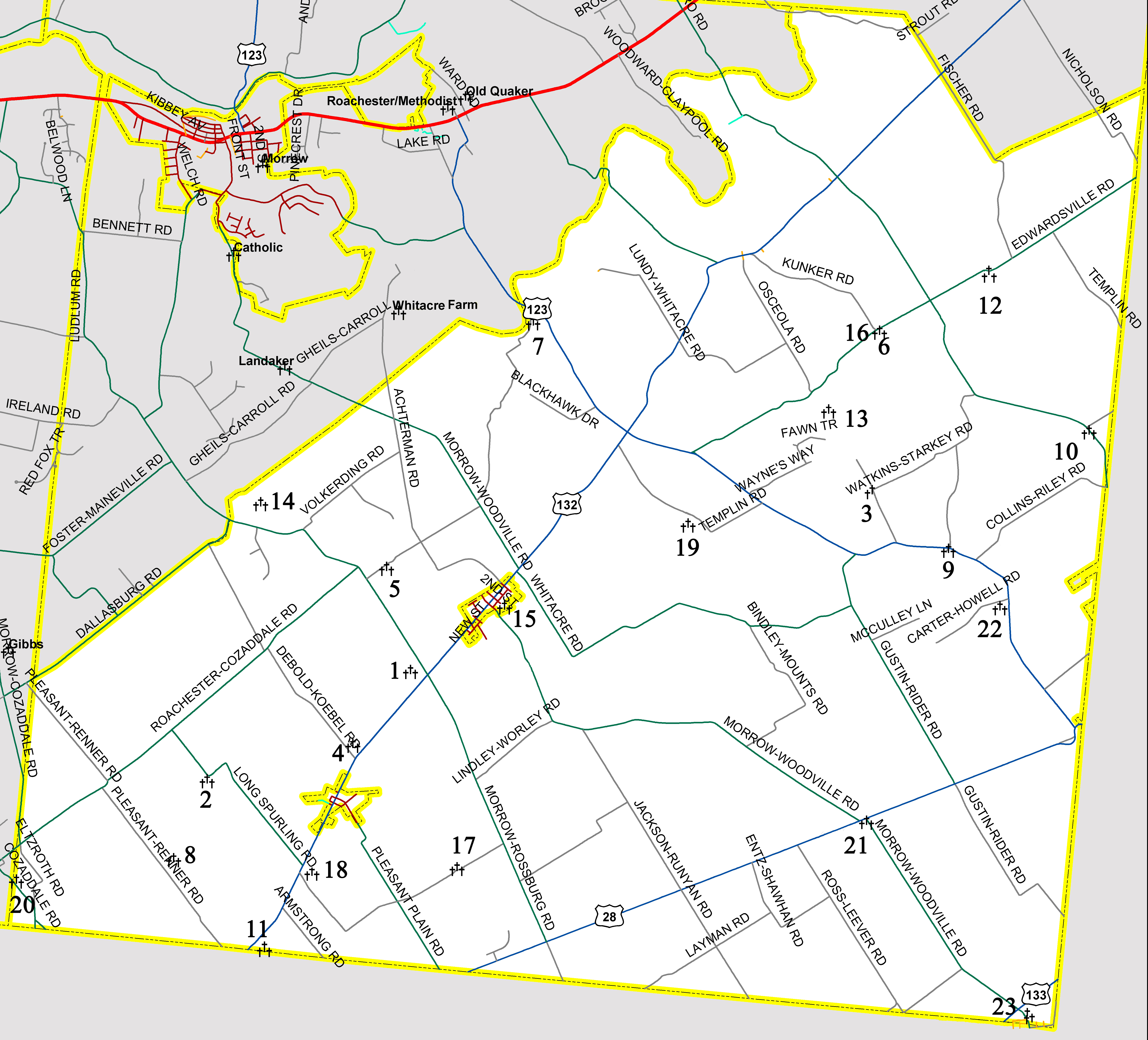 Harlan Township Clickable Map